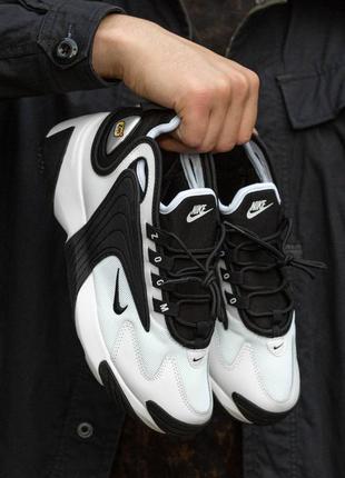 Мужские кроссовки nike air zoom 2k black white 40-41-42-43-44-45