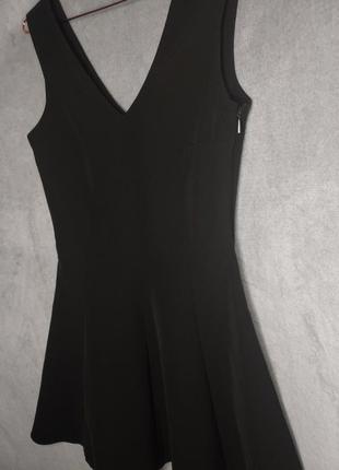 Стильное черное платье сарафан mango3 фото