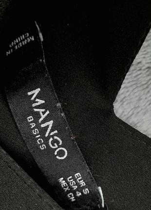 Стильное черное платье сарафан mango6 фото