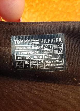 Tommy hilfiger босоножки р.37-38 стелька 24,5см6 фото