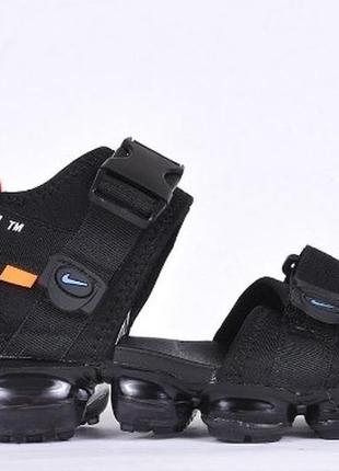 Чоловічі босоніжки nike sandals  off white x nike air vapormax