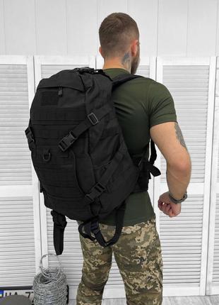 🔴 30 л! 🔴 тактический рюкзак черный с держателем для шлема шлема тактический2 фото