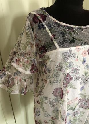 Топ сеточка цветы