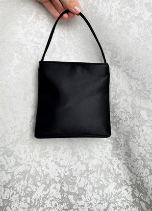 Сатиновая нарядная маленькая сумочка в винтажном стиле, сумка клатч