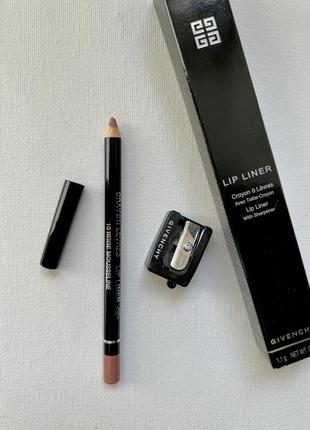 Олівець для губ givenchy lip liner -beige mousseline6 фото