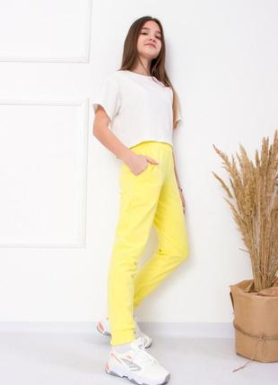 Жовті штани спортивні, желтые спортивные штани1 фото