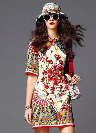 Трендовая модель платья на каждый день, dolce &amp; gabbana