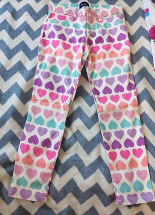 Котонові брюки для дівчинки.