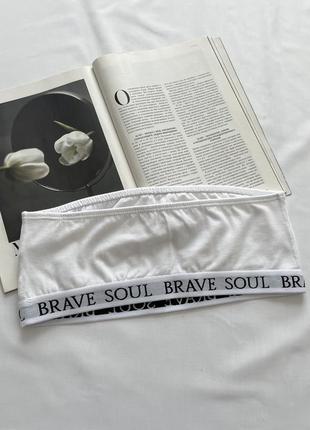 Хлопковый топ-лиф brave soul6 фото
