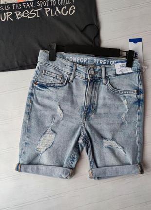Новые джинсовые шорты h&amp;m разм. 146, 152, 158 и 164
