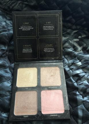 Палетка хайлайтеров huda beauty7 фото