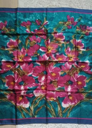 Роскошный шелковый платок2 фото