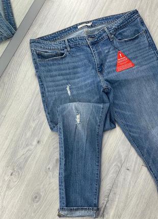 Джинсы levis оригинал 711. модель тянуться