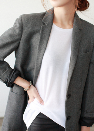 Пиджак жакет mexx серый базовый деловой