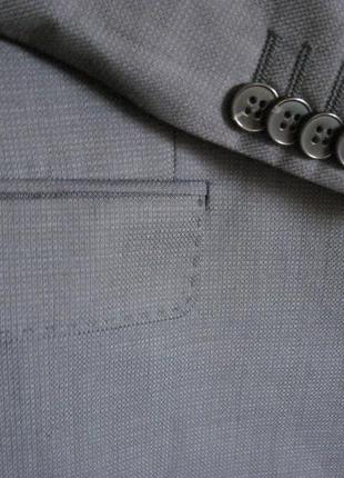 .новый тонкий серый пиджак " s.oliwer " w38 long шерсть 80%8 фото