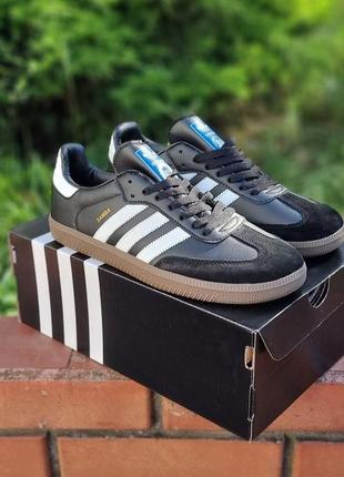 Adidas samba og black white