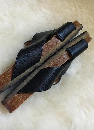 Шлепки шлёпанцы кожаные летние, 353 фото