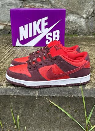 Nike SB Dunk Low Cherry 27㎝　レッド Nike SB Dunk Low Cherry - DM0807-600-in-stock - Купить, Цена