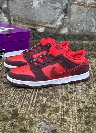 Кросівки nike sb dunk low cherry fruit pack найки данки чері вишня