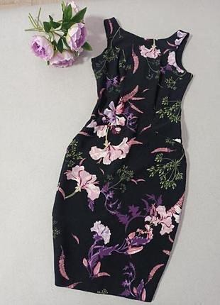 Красивое платье сарафан миди в цветы.рервана💕