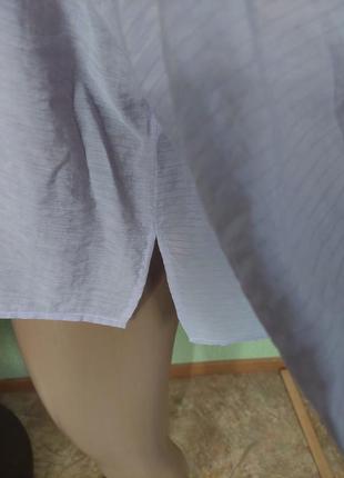 Оверсайз-рубашка лавандового цвета6 фото