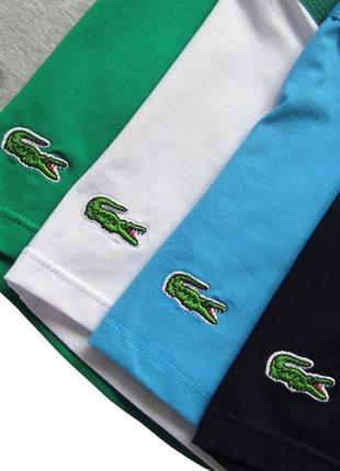 Набор мужских трусов 3-5 шт. боксеров lacoste в  коробке.4 фото