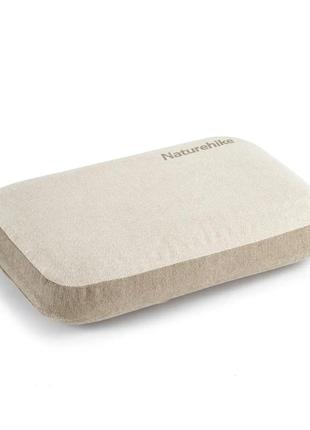 Подушка naturehike memory foam square pillow nh22zt002 khaki