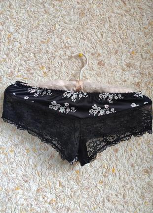 Черные трусики женские кружевные прозрачные сексуальные нижнее белье эротичное брендовое john lewis3 фото