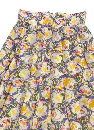 St. michael, юбка в цветах, винтажная.9 фото