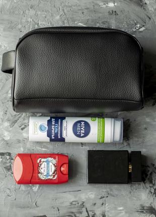Дорожная косметичка-органайзер ernie из экокожи несессер для путешествий