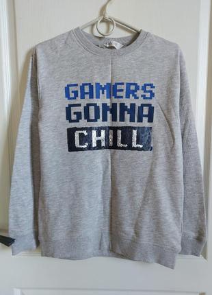 Реглан світшот h&amp;m для хлопчика з довгим рукавом