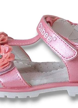 Открытые босоножки сандали для девочки летняя обувь клиби clibee 178 р.25,304 фото