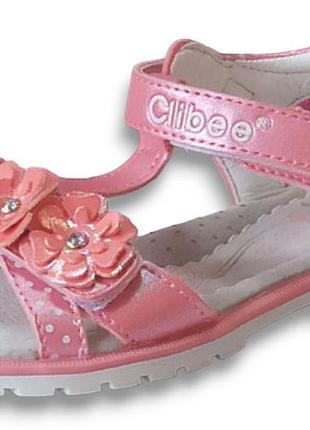 Открытые босоножки сандали для девочки летняя обувь клиби clibee 178 р.25,302 фото