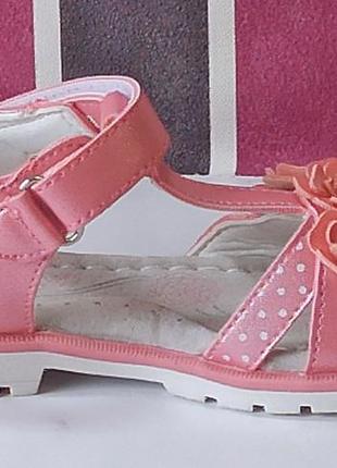 Открытые босоножки сандали для девочки летняя обувь клиби clibee 178 р.25,3010 фото