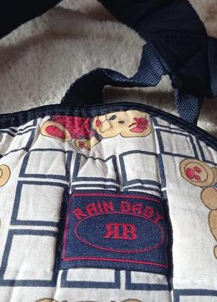 Рюкзак-кенгуру для дітей слінг-перенесення rain babі3 фото