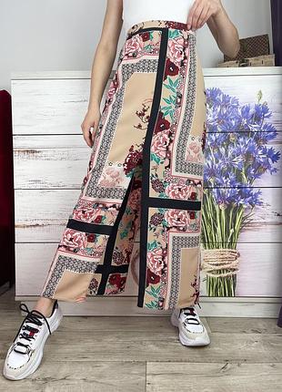 Стильна спідниця максі з розрізами 1+1=3