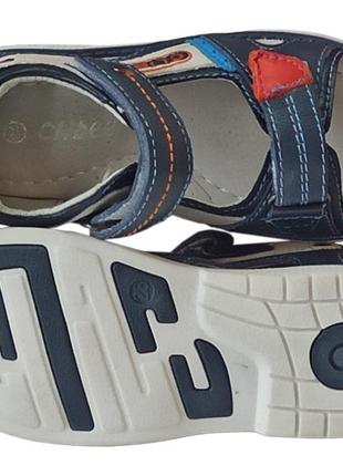 Ортопедические кожаные босоножки сандалии 193 летняя обувь для мальчика clibee клиби р.287 фото