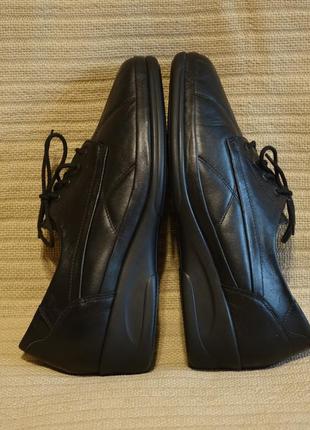 Мягчайшие черные закрытые кожаные туфли waldlaufer германия 7 1/2 р.8 фото