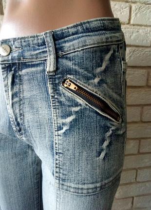 Стрейчеві джинси 28 max & liu знижка - 50%4 фото