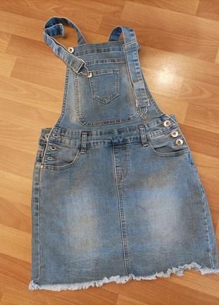 Джинсовый сарафан