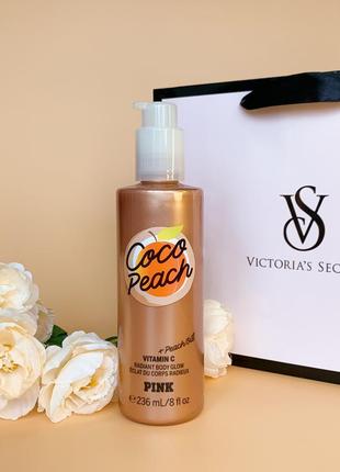 Масло бронзатор для тела coco peach victoria’s secret