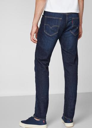 Звужені темно-сині джинси levis 512TM slim taper2 фото