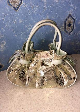 Кожаная сумка b. cavalli soul vera pelle