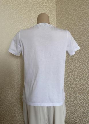 Якісна біла футболка преміум бренду drykorn2 фото