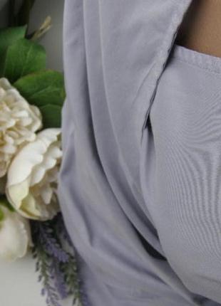 Rene lezard германия летняя блузка блуза короткий рукав лавандовая s 44 р микс хлопка6 фото