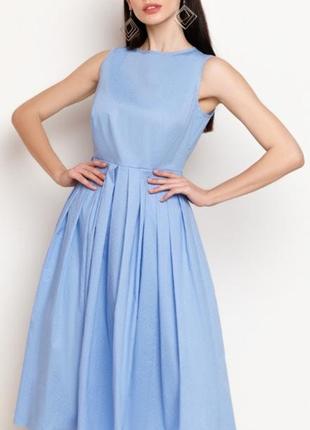 Супер платье небесно-голубое