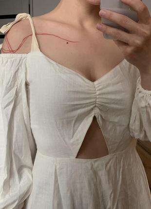 Платье из льна от украинского бренда3 фото
