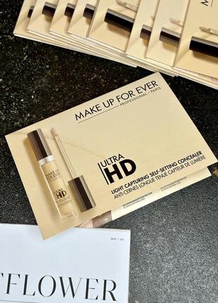 Make up for ever ultra hd light capturing self-setting concealer консилер пробник