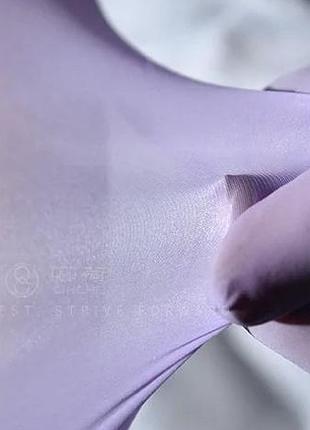 Перчатки рукавичка сиреневые капроновые фиолетовые вечерние аксессуар выше локтя длинные