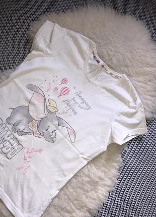 Disney dumbo дисней футболка домашняя пижамная хлопок для дома8 фото